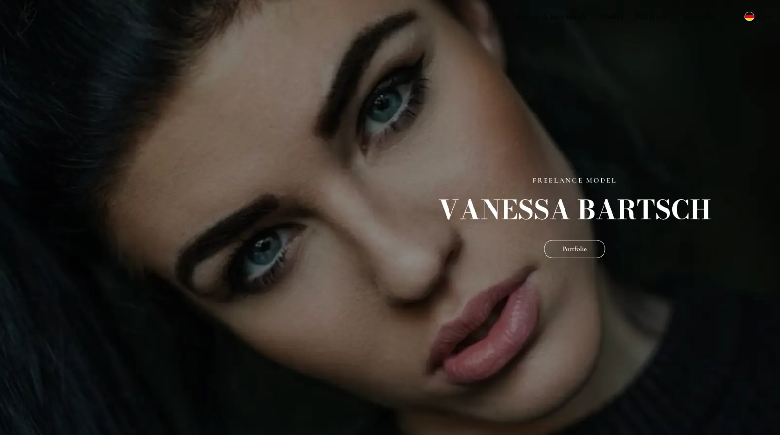 Desktop-Website von Vanessa Bartsch